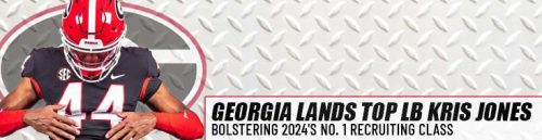 Georgia Lands Top LB Kris Jones, Bolstering 2024's No. 1 Recruiting Class
