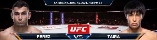 UFC on ESPN 58: Alex Perez vs. Tatsuro Taira 6/15/24 Fight Forecast, Picks and Analysis