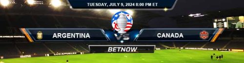 Argentina vs. Canada 7/9/24 Copa America Betting Picks