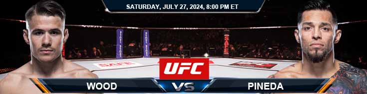 Wood vs. Pineda 7/27/24 UFC 304 Betting Picks