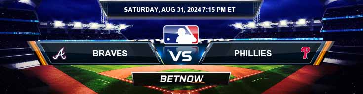 Atlanta Braves vs. Philadelphia Phillies 8/31/24 MLB Betting Prediction