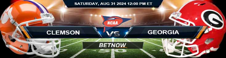 Clemson Tigers vs. Georgia Bulldogs 8/31/24 NCAAF Week 1 Betting Prediction