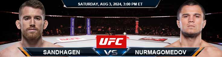Cory Sandhagen vs. Umar Nurmagomedov 8/3/24