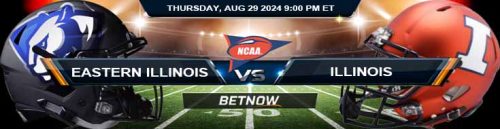 Eastern Illinois Panthers vs. Illinois Fighting Illini 8/29/24 NCAAF Week 1 Betting Prediction