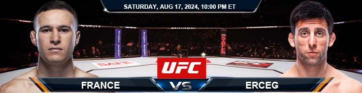 Kara-France vs. Erceg 8/17/24 UFC 305 Betting Prediction