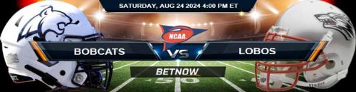 Montana State Bobcats vs. New Mexico Lobos 8/24/24 NCAAF Week 1 Betting Prediction