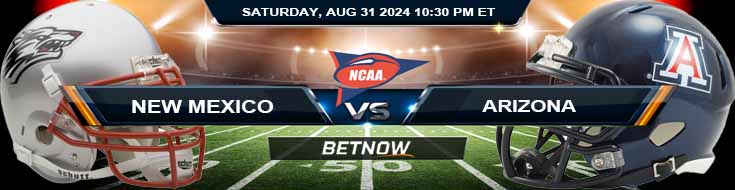 New Mexico Lobos vs. Arizona Wildcats 8/31/24 NCAAF Week 1 Betting Prediction