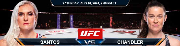 Santos vs. Chandler 8/10/24 UFC on ESPN 61 Betting Picks