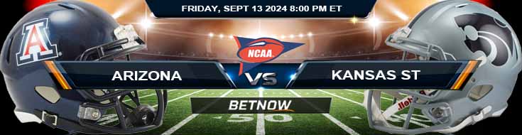 Arizona Wildcats vs. Kansas State Wildcats 9/13/24 NCAAF Week 3 Betting Prediction