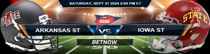 Arkansas State Red Wolves vs. Iowa State Cyclones 9/21/24 NCAAF Week 4 Betting Prediction