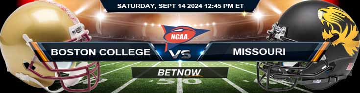 Boston College Eagles vs. Missouri Tigers 9/14/24 NCAAF Week 3 Betting Prediction