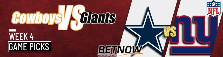 Dallas Cowboys vs. New York Giants 9/26/24 NFL Week 4 Betting Prediction