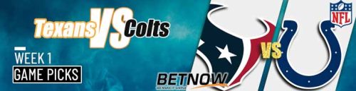 Houston Texans vs. Indianapolis Colts 9/8/24 NFL Week 1 Betting Prediction