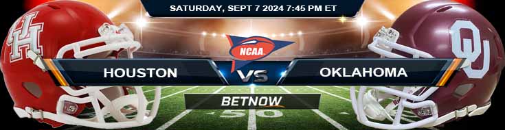Houston Cougars vs. Oklahoma Sooners 9/7/24 NCAAF Week 2 Betting Prediction