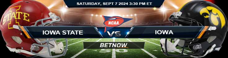 Iowa State Cyclones vs. Iowa Hawkeyes 9/7/24 NCAAF Week 2 Betting Prediction