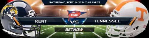 Kent State Golden Flashes vs. Tennessee Volunteers 9/14/24 NCAAF Week 3 Betting Prediction