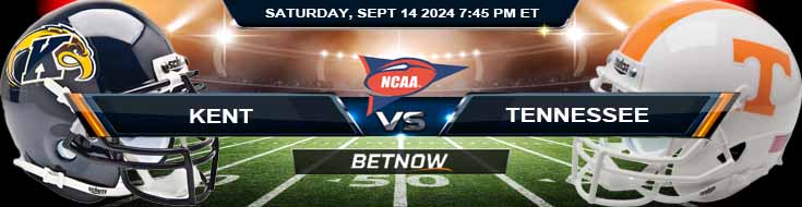 Kent State Golden Flashes vs. Tennessee Volunteers 9/14/24 NCAAF Week 3 Betting Prediction
