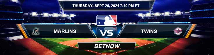 Miami Marlins vs. Minnesota Twins 9/26/24 MLB Betting Prediction