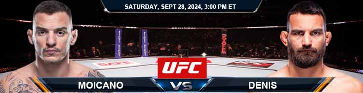 Moicano vs. Saint-Denis 9/28/24 UFC Fight Night 243 Betting Prediction