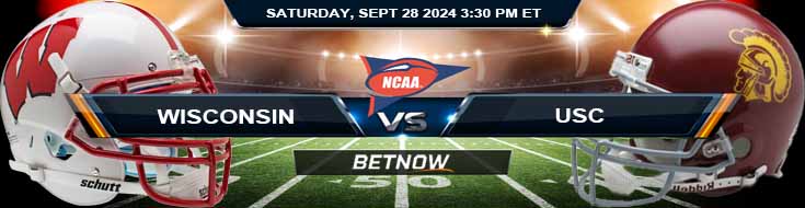 Wisconsin Badgers vs. USC Trojans 9/28/24 NCAAF Week 5 Betting Prediction
