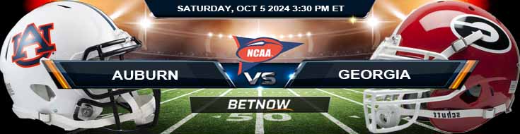 Auburn Tigers vs. Georgia Bulldogs 10/5/24 NCAAF Week 6 Best Odds and Preview