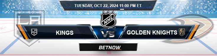 Los Angeles Kings vs. Vegas Golden Knights 10/22/24 NHL Forecast and Predictions