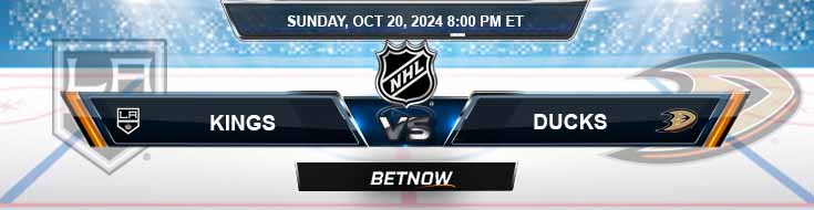 Los Angeles Kings vs. Anaheim Ducks 10/20/24 NHL Tips and Predictions