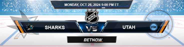 San Jose Sharks vs. Utah Hockey Club 10/28/24 NHL Betting Tips and Picks