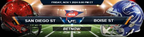 San Diego State Aztecs vs. Boise State Broncos 11/1/24 NCAAF Week 10 Betting Tips and Picks