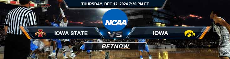 Iowa State Cyclones vs. Iowa Hawkeyes 12/12/24 NCAA Men's Basketball Betting Tips and Picks