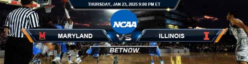 Maryland Terrapins vs. Illinois Fighting Illini 1-23-25 NCAA Men's Basketball Forecast and Predictions