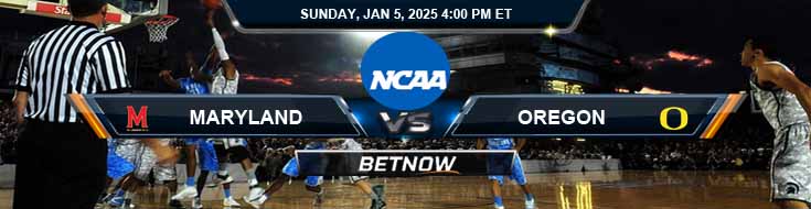 Maryland Terrapins vs. Oregon Ducks 1/5/25 NCAA Men's Basketball Best Bets and Odds
