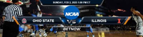 Ohio State Buckeyes vs. Illinois Fighting Illini 2225 NCAA Men's Basketball Forecast and Predictions