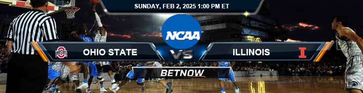 Ohio State Buckeyes vs. Illinois Fighting Illini 2225 NCAA Men's Basketball Forecast and Predictions