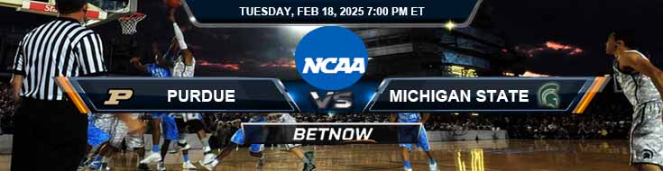 Purdue Boilermakers vs. Michigan State Spartans 2-18-25 NCAA Men's Basketball Forecast and Predictions
