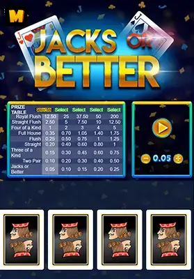 Play Jacks Or Better Casino Game