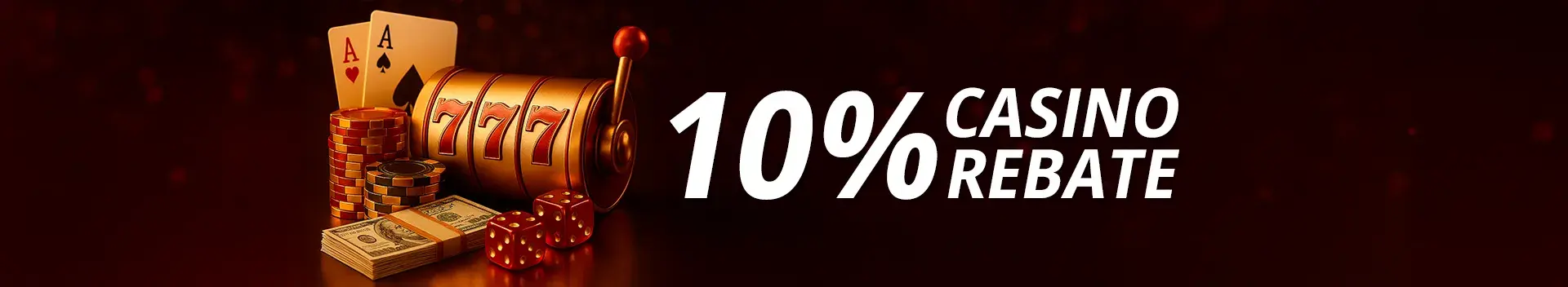 Casino 10% Rebate