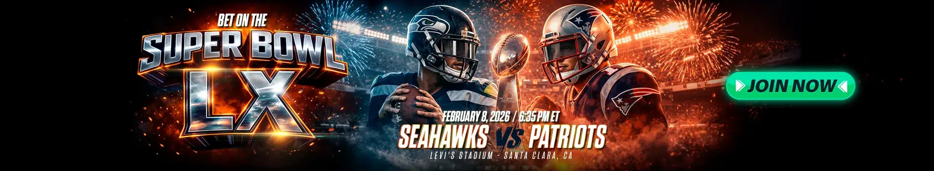 NFL Super Bowl LX 2026 125% Bonus